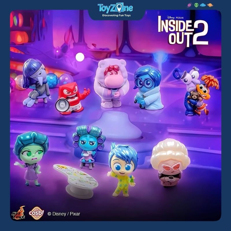Mô hình đồ chơi Blind Box Disney x Cosby Inside Out 2 Cosbi Series 2 ( Những Mảnh Ghép Cảm Xúc 2 ) HOTTOYS