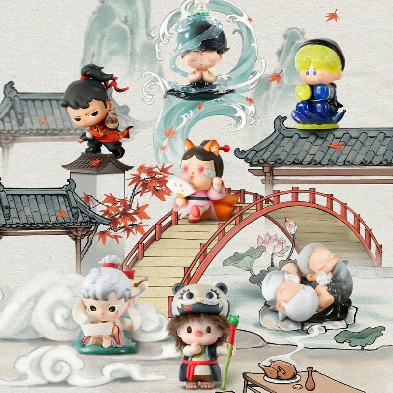 Mô hình đồ chơi Blind box Matchless 14th Anniversary Series Figures POP MART