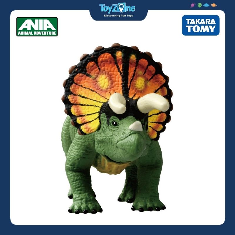 Mô hình đồ chơi Khủng Long 3 Sừng Ania Kingdom Torry ( Triceratops ) TAKARA TOMY