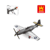 Bộ đồ chơi mô hình lắp ráp Máy bay tiêm kích P-51 Mustang Fighter Wange