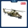 Bộ đồ chơi mô hình lắp ráp Trực thăng chiến đấu MI-24S 3in1 1:35 Sluban
