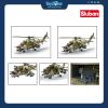 Bộ đồ chơi mô hình lắp ráp Trực thăng chiến đấu MI-24S 3in1 1:35 Sluban