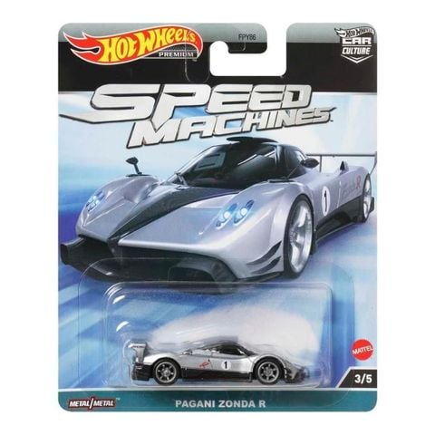 Mô hình xe Pagani Zonda R Car Culture Series: Speed Machine 1:64 Hot Wheels Premium