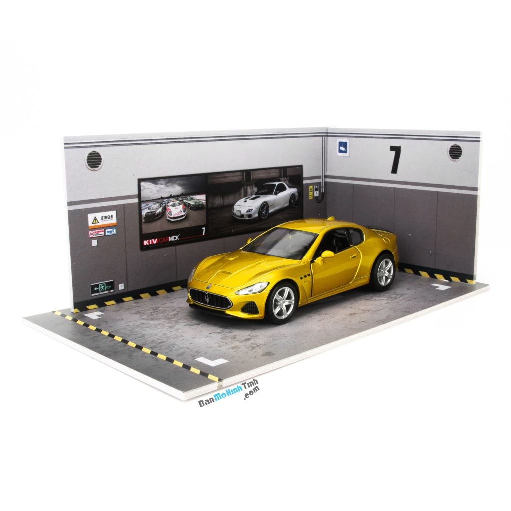 Mô hình Diorama Garage 1:36-1:32 No 7 Grey (2)