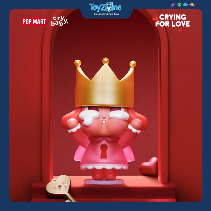 Mô Hình Đồ Chơi Blind Box CryBaby Crying For Love Series Figures (Khóc vì tình yêu) POP MART