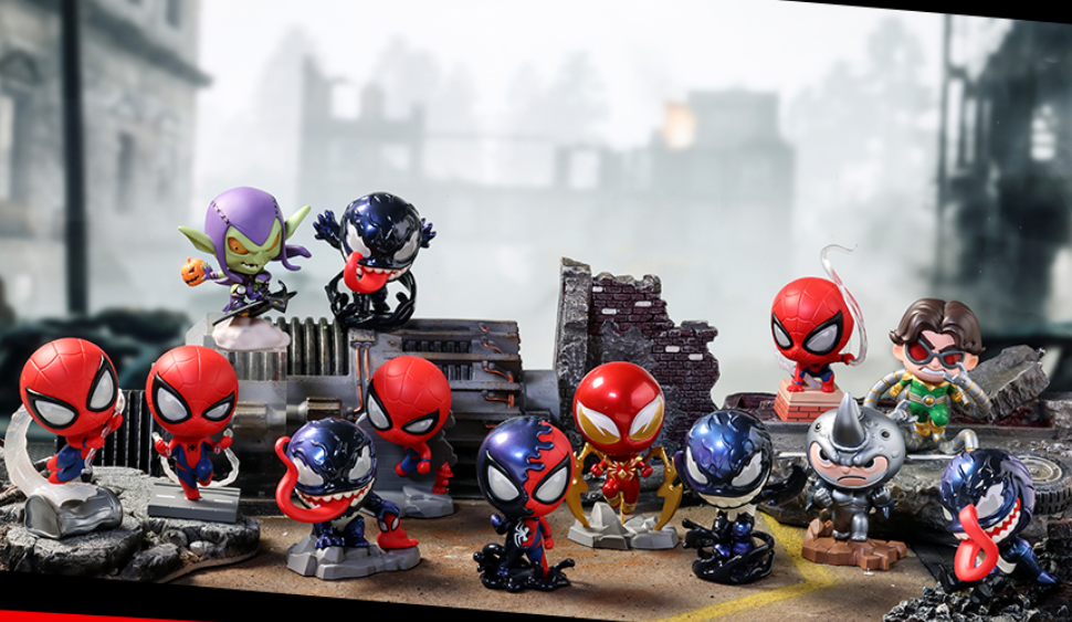 Mô hình đồ chơi Blind box Marvel Spider-Man & Maximum Venom Series (Sự Gặp Mặt Giữa Spider Man và Venom) POP MART