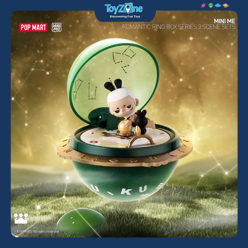 Mô hình đồ chơi Blind box Romantic Ring Box Series 3 Scene Sets ( Hộp Nhẫn Lãng Mạn ) POP MART