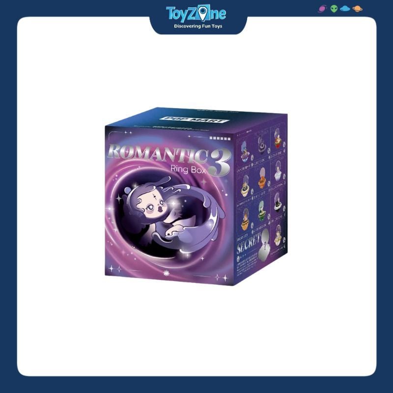 Mô hình đồ chơi Blind box Romantic Ring Box Series 3 Scene Sets ( Hộp Nhẫn Lãng Mạn ) POP MART