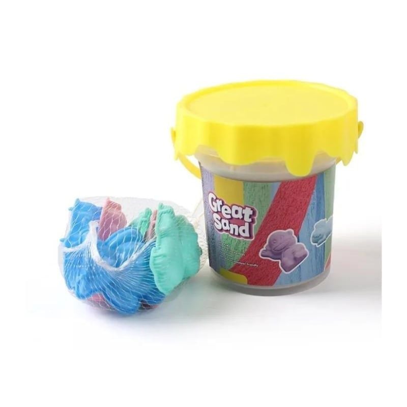 Bộ đồ chơi Cát động lực và bộ dụng cụ hình con vật 500 gram Great Sand G-0830014