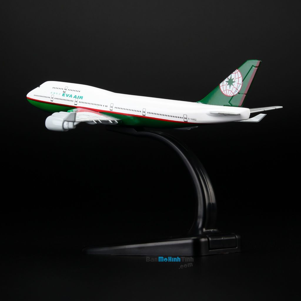 Mô hình máy bay tĩnh Eva Air Boeing B747 16cm Everfly giá rẻ (9)