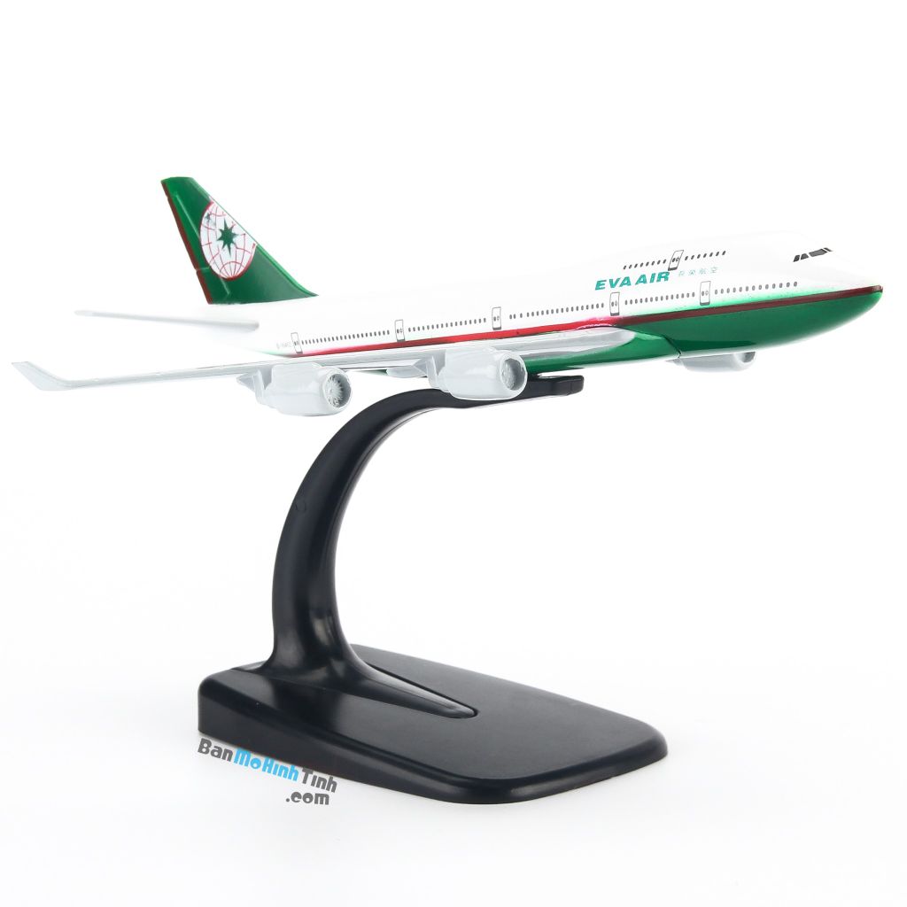 Mô hình máy bay tĩnh Eva Air Boeing B747 16cm Everfly giá rẻ (1)