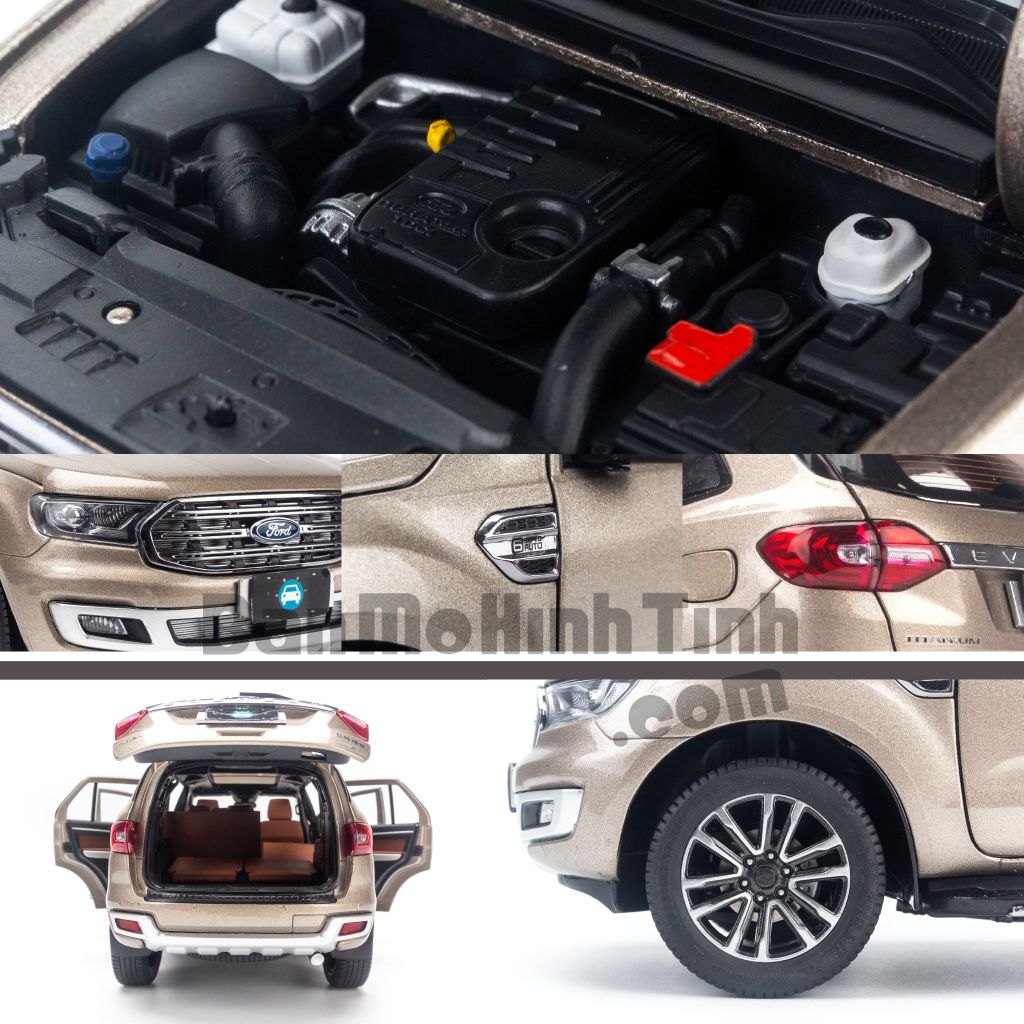 Mô hình xe Ford Everest Titanium 1:18 Dealer Gold (4)