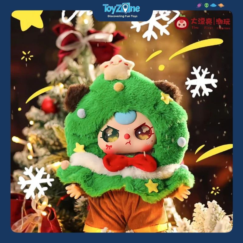 Mô hình Blind box Gấu bông Baby Three Christmas 400% ( Giáng Sinh ) Big Plush BABY THREE