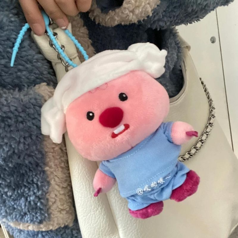 Móc khóa gấu bông đồ chơi Blind box Zanmang Loopy Cute Ruby Series MINISO