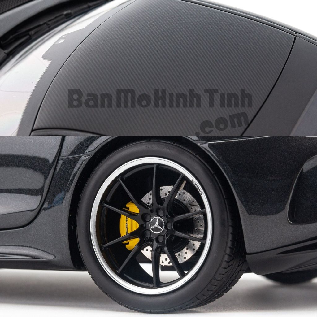 Mô hình xe Mercedes-Benz GTR 2019 1:18 Norev Grey Metallic (6)