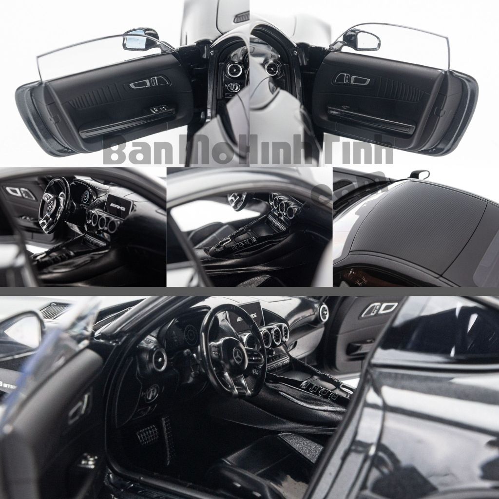 Mô hình xe Mercedes-Benz GTR 2019 1:18 Norev Grey Metallic (5)