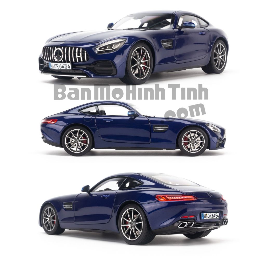 Mô hình xe Mercedes-Benz GTS 2019 1:18 Norev Blue Metallic (3)
