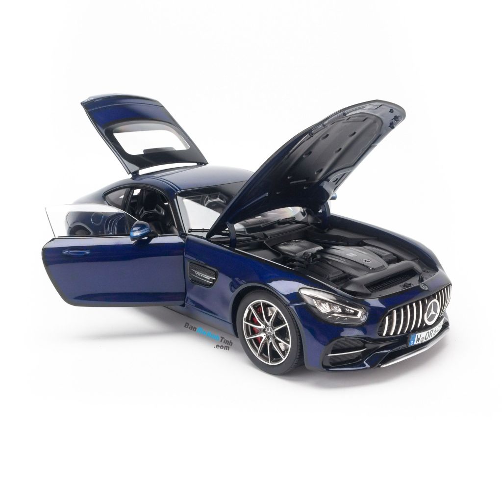 Mô hình xe Mercedes-Benz GTS 2019 1:18 Norev Blue Metallic (9)