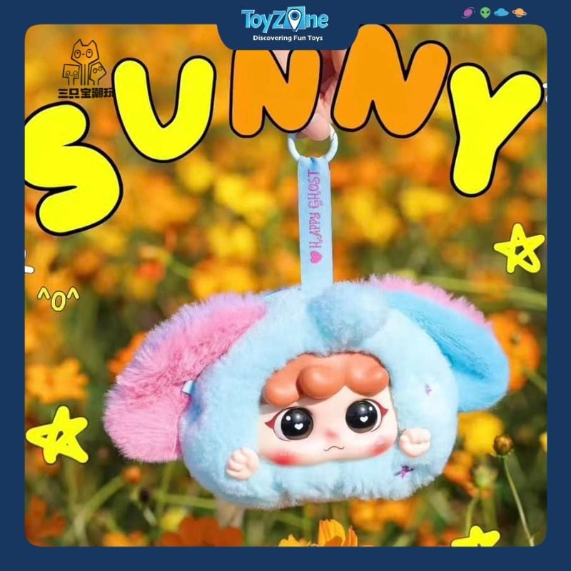 Mô hình Blind box Móc Khóa Gấu Bông Migo Let's Travel Together ( Cùng Nhau Du Lịch ) HAPPY GHOST