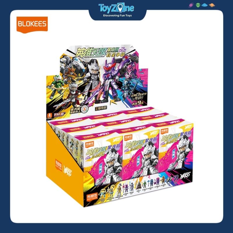 Mô hình đồ chơi Lắp ráp Blind box Herospire Warrior Version 05 Generals Contest Model Kits BLOKEES