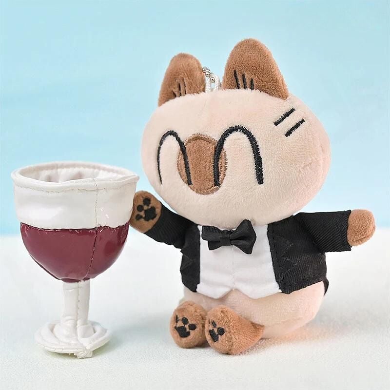 Mô hình Blind box Móc Khóa Gấu Bông Dây Cót Azukiasan's Cafeteria Ver.2 Clockwork Plush ( Quán Cà Phê Của Azukiasan ) NOBEKO