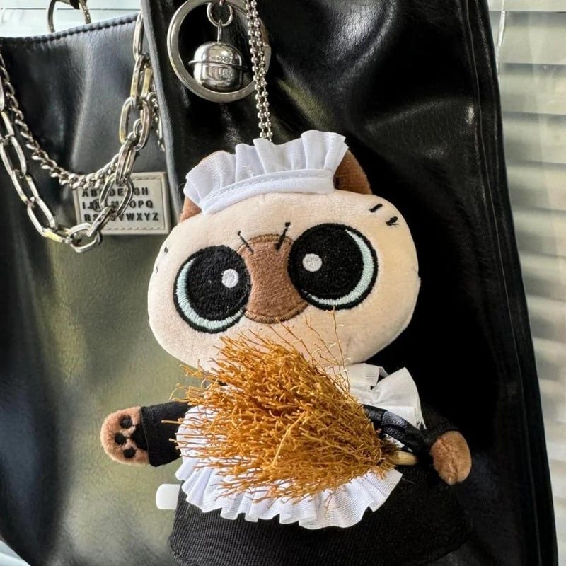 Mô hình Blind box Móc Khóa Gấu Bông Dây Cót Azukiasan's Cafeteria Ver.2 Clockwork Plush ( Quán Cà Phê Của Azukiasan ) NOBEKO