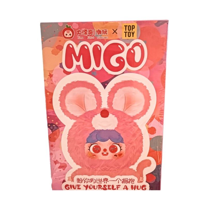Mô hình Blind box Gấu bông MIGO 400% Give Yourself A Hug ( Hãy Ôm Chính Mình ) HAPPY GHOST