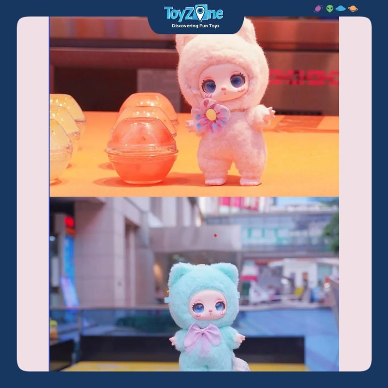 Mô hình Blind Box Móc khóa Gấu Bông Liila's Lucky Cat V1 ( Liila's Mèo May Mắn ) LIILA TOYS