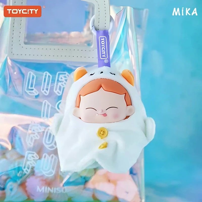 Mô hình Blind box Móc khóa Gấu bông MiKa My Little Childhood (Tuổi Thơ Của Tôi) TOYCITY