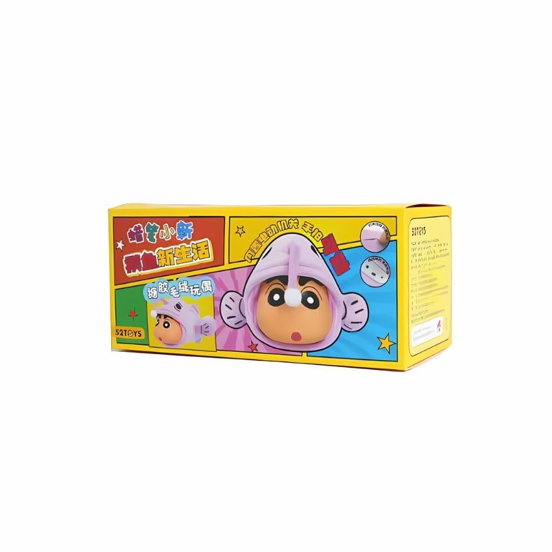 Mô hình đồ chơi Blind box Crayon Shin chan Floppy Fish Series 52TOYS