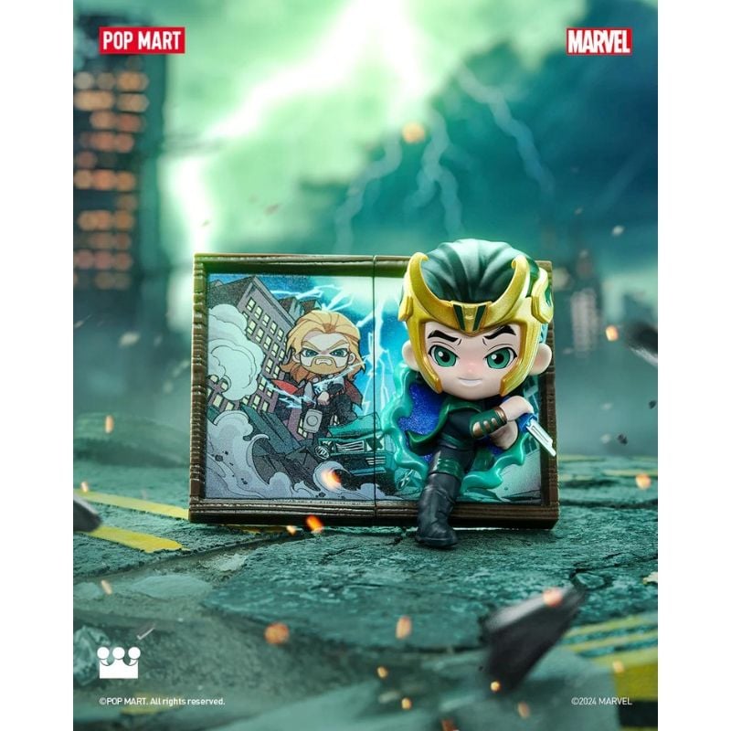 Mô hình đồ chơi Blind box Marvel Photo Frame Series Figures ( Khung Ảnh Marvel ) POP MART