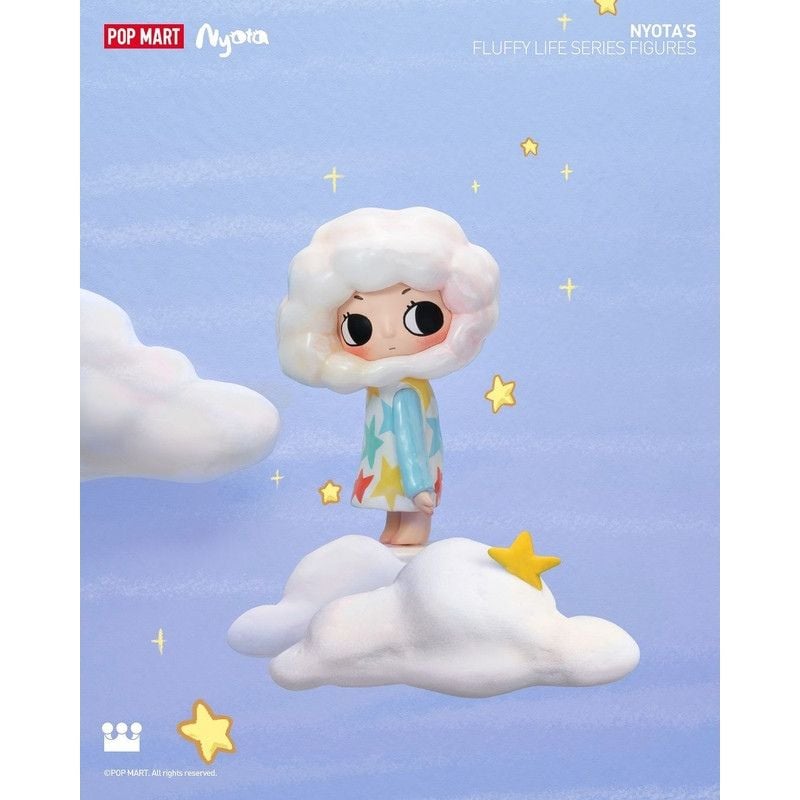 Mô hình đồ chơi Blind box Nyota's Fluffy Life Series Figures ( Cuộc Sống Nhẹ Nhàng Của Nyota's ) POP MART