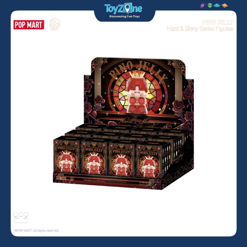 Mô hình đồ chơi Blind box Pino Jelly Hard & Shiny Series ( Cứng Rắn Và Lấp Lánh ) POP MART