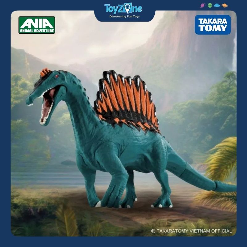 Mô hình đồ chơi Động Vật Thằn Lằn Gai ANIA Kingdom ( Spinosaurus ) TAKARA TOMY