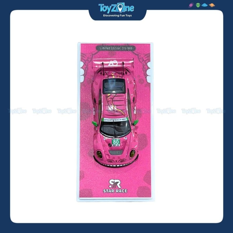 Mô hình xe Porsche 911 GT3 R Tyrannosaurus 1:64 Star Race