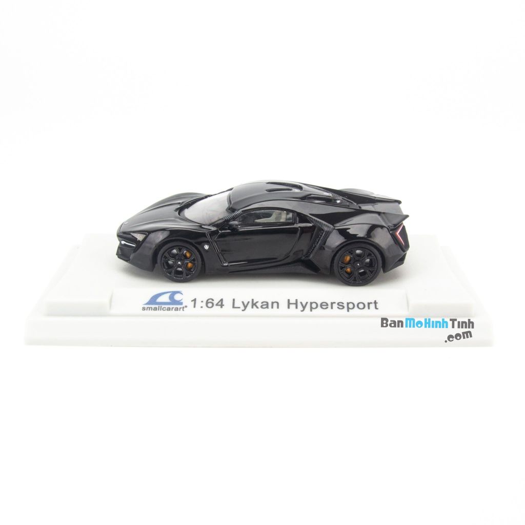 Mô hình xe Lykan Hypersport 1:64 Smallcarart Black (4)