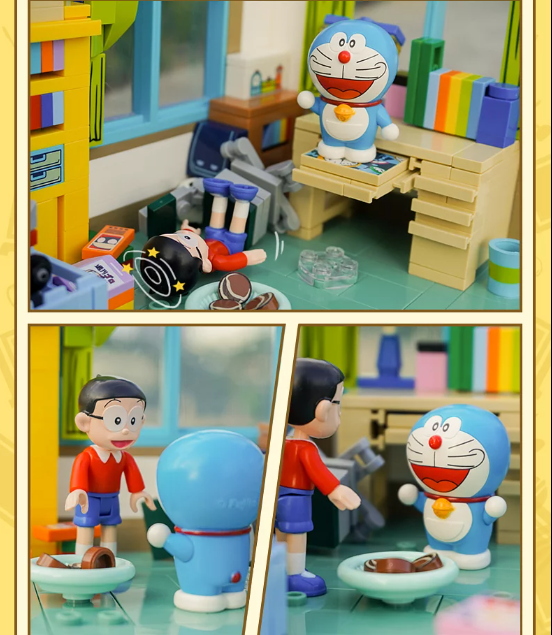 Bộ đồ chơi lắp ráp mô hình Doraemon Keeppley