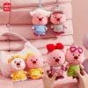 Móc khóa gấu bông đồ chơi Blind box Zanmang Loopy Cute Ruby Series MINISO