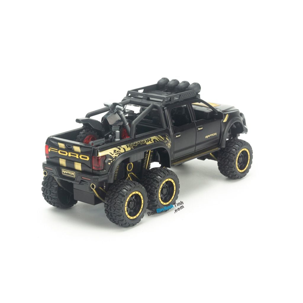 Mô hình xe Ford F-150 Raptor Off-Road Kings 6x6 1:32 Chezhi