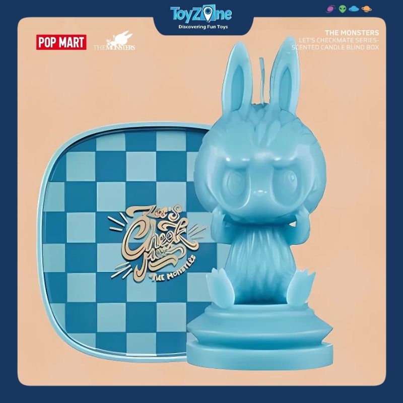 Mô hình Blind box Nến thơm Labubu The Monsters Let's Checkmate Scented Candle Series POP MART