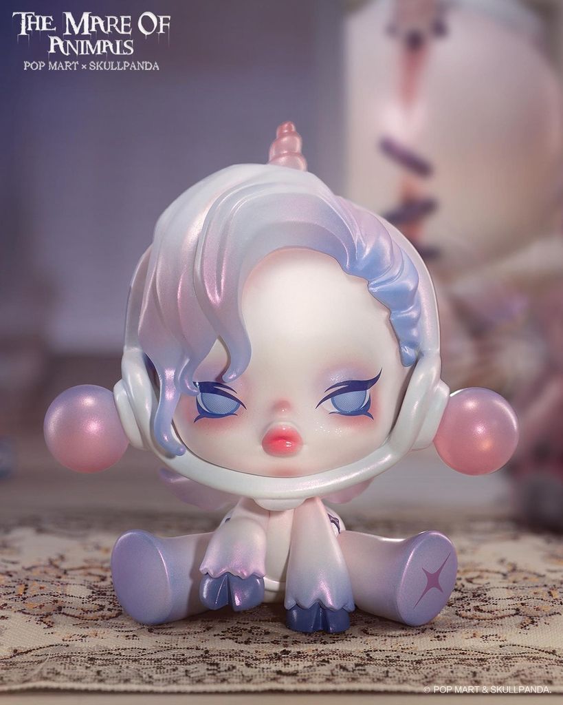 Mô hình đồ chơi Blind box Skull Panda The Mare of Animals Series (Skull Panda Hóa Thú) - POP MART