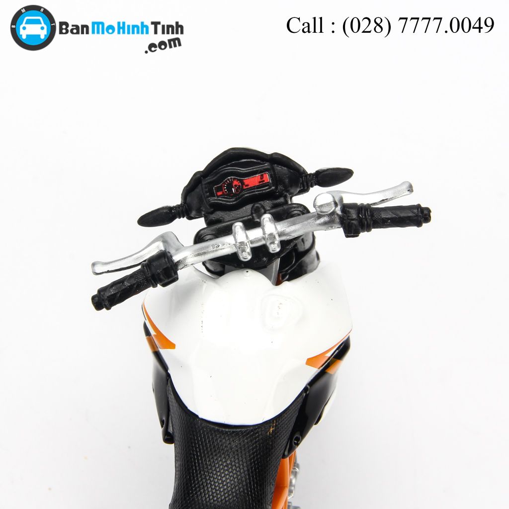 Mô hình xe mô tô KTM 990 Supermoto R Matte Black 1:18 Bburago- 18-51050