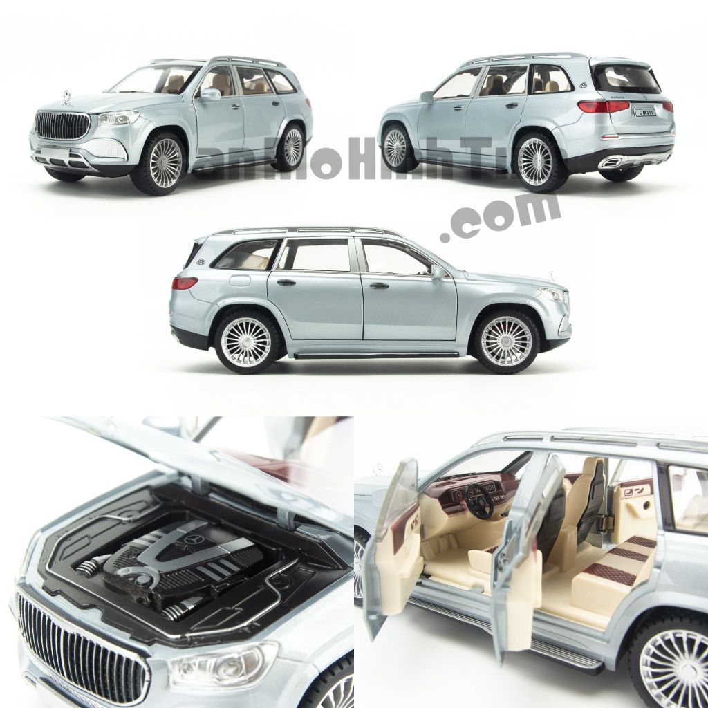 Mô hình xe Mercedes Maybach GLS600 1:24 Chimei