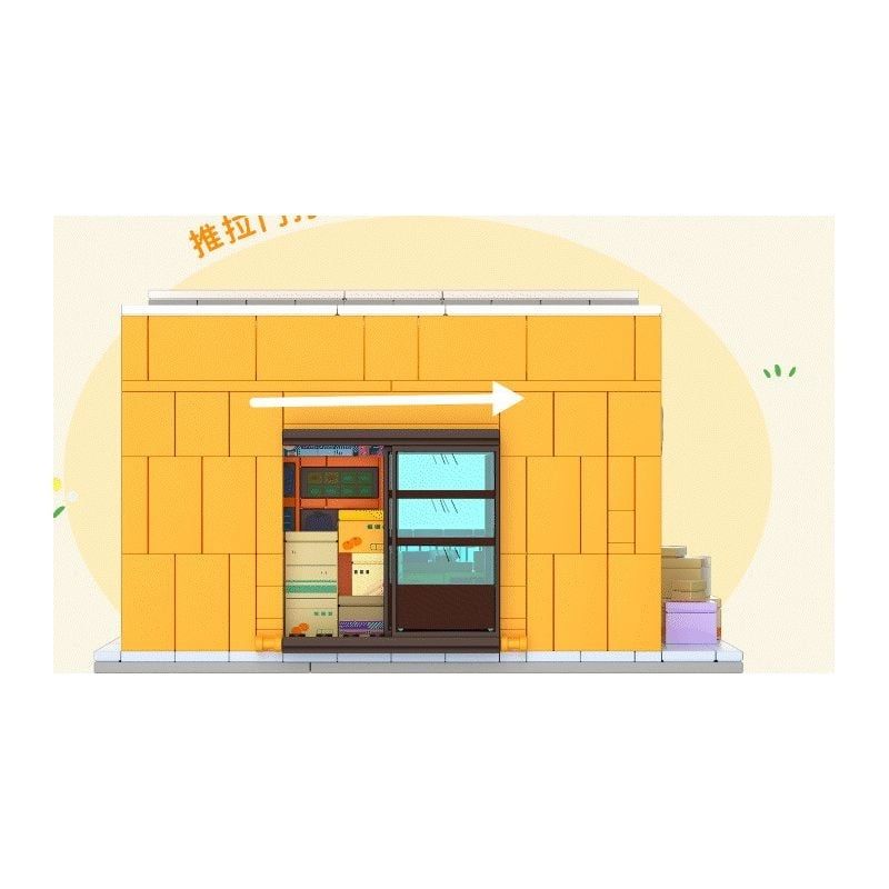 Bộ đồ chơi mô hình lắp ráp Cửa Hàng Tạp Hóa Chibi Maruko Chan's Wekki