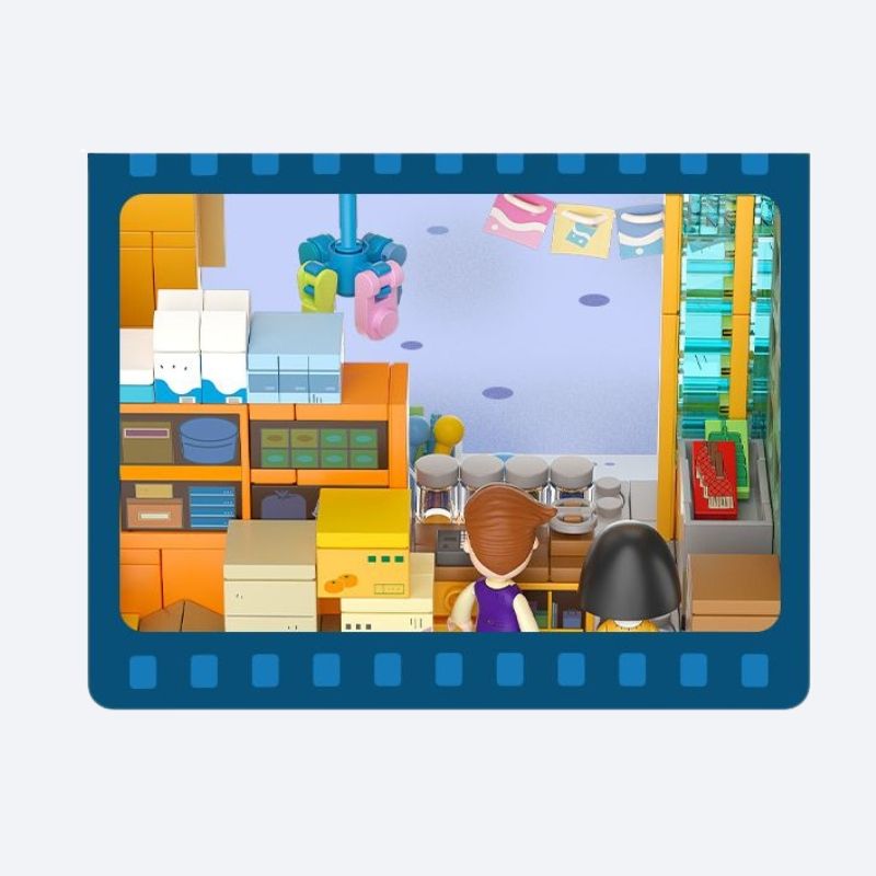 Bộ đồ chơi mô hình lắp ráp Cửa Hàng Tạp Hóa Chibi Maruko Chan's Wekki