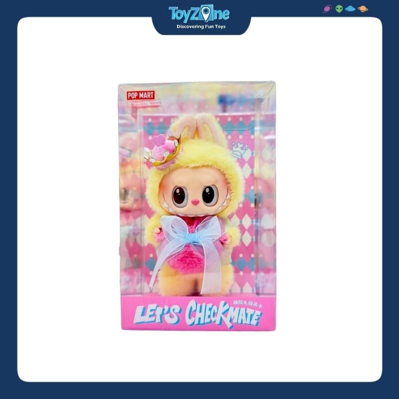 Mô hình Gấu bông Labubu The Monsters Let's Checkmate Series-Vinyl Plush Hanging Card POP MART