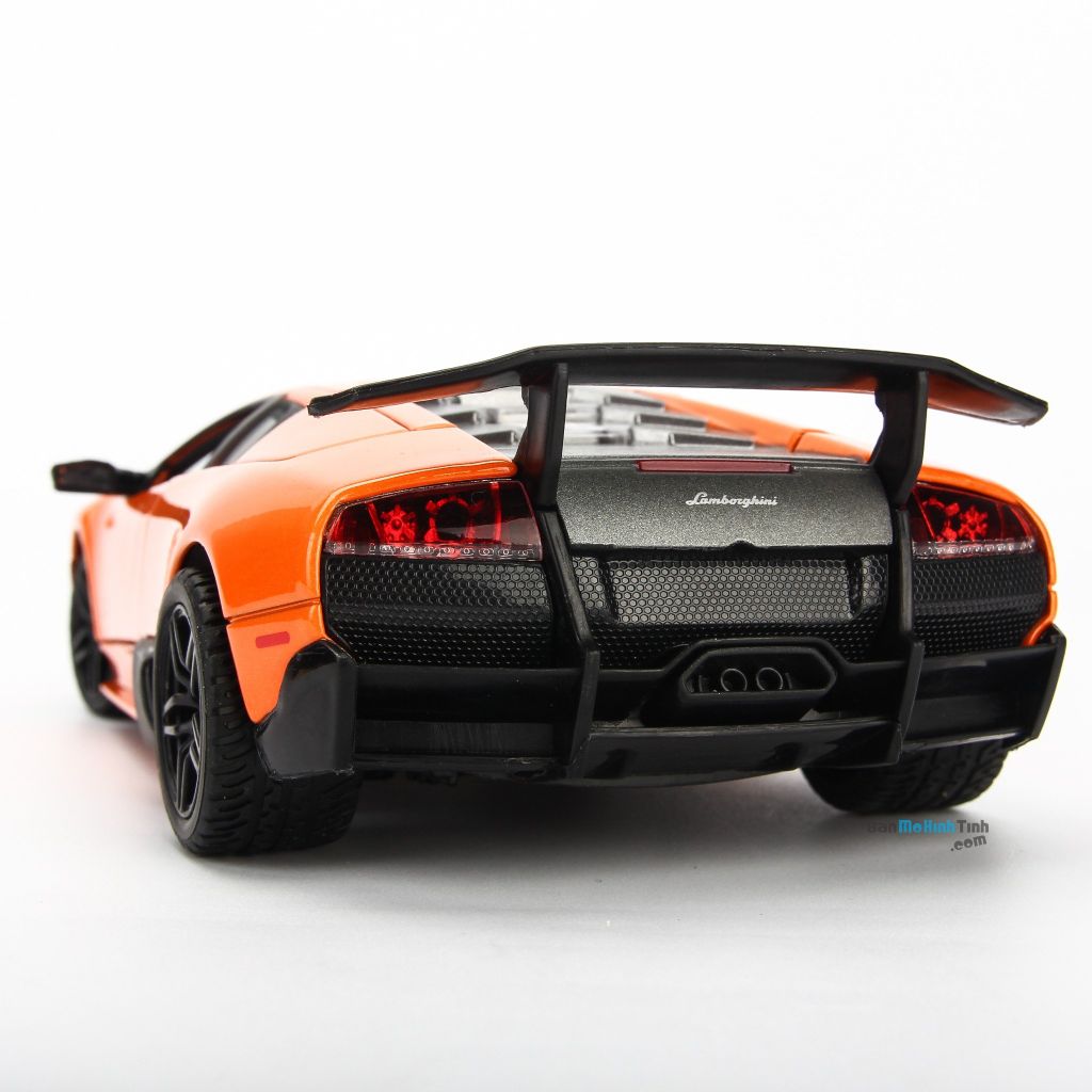 Mô hình xe Lamborghini Murcielago LP670 SV Orange 1:24 MZ (8)