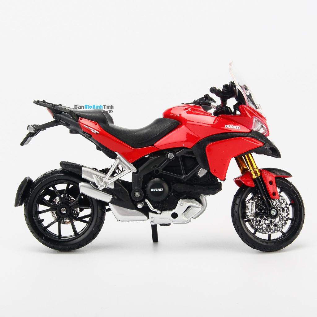 Mô hình xe mô tô Ducati Multistrada 1200s 1:18 Maisto Red (2)