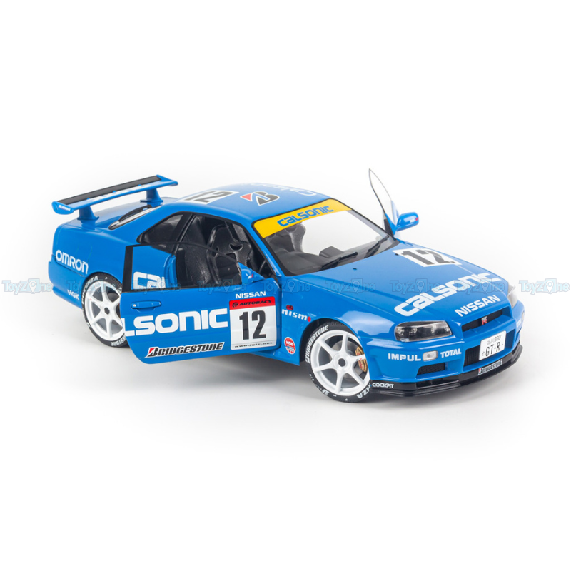 Mô hình xe Nissan GTR R34 Skyline 1:18 Solido