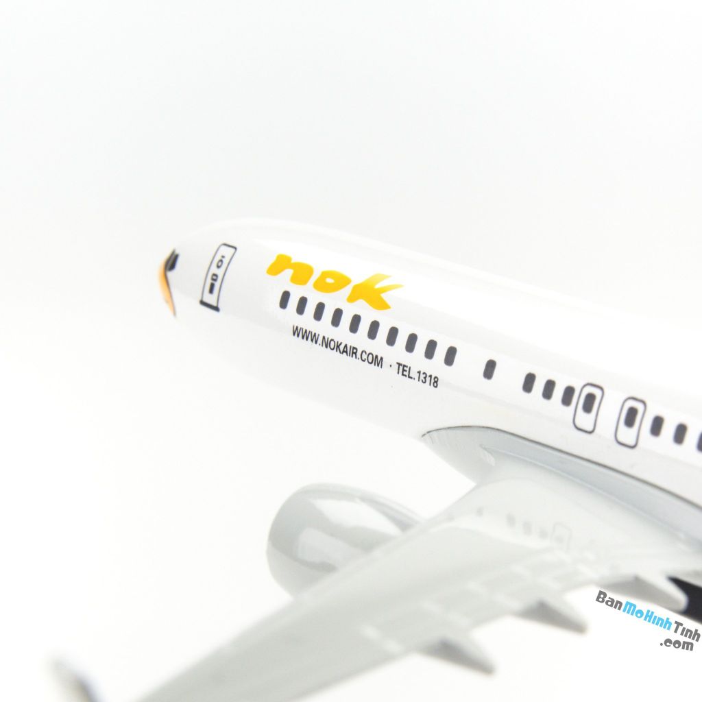 Mô hình máy bay tĩnh Nok Air Boeing B737 16cm Everfly giá rẻ (7)